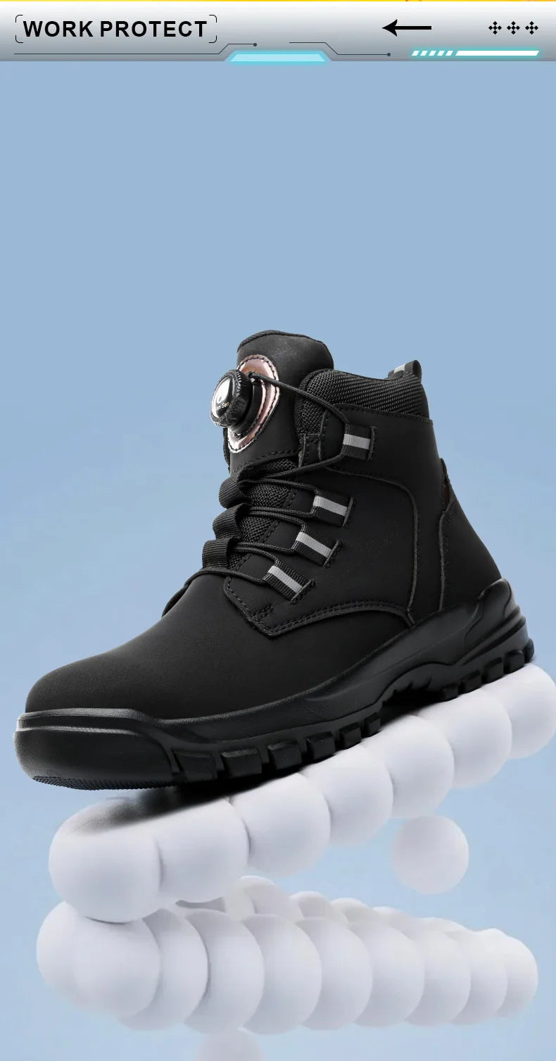 Botas de Seguridad con Punta de Acero Impermeables para Hombre