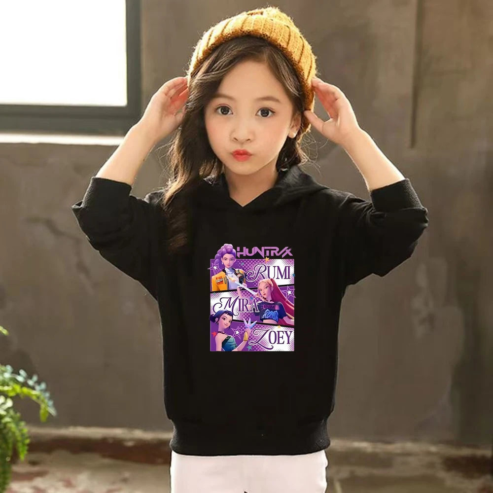 Conjunto Sudadera KPop Demon Hunters para Niños - Hoodie y Pantalones