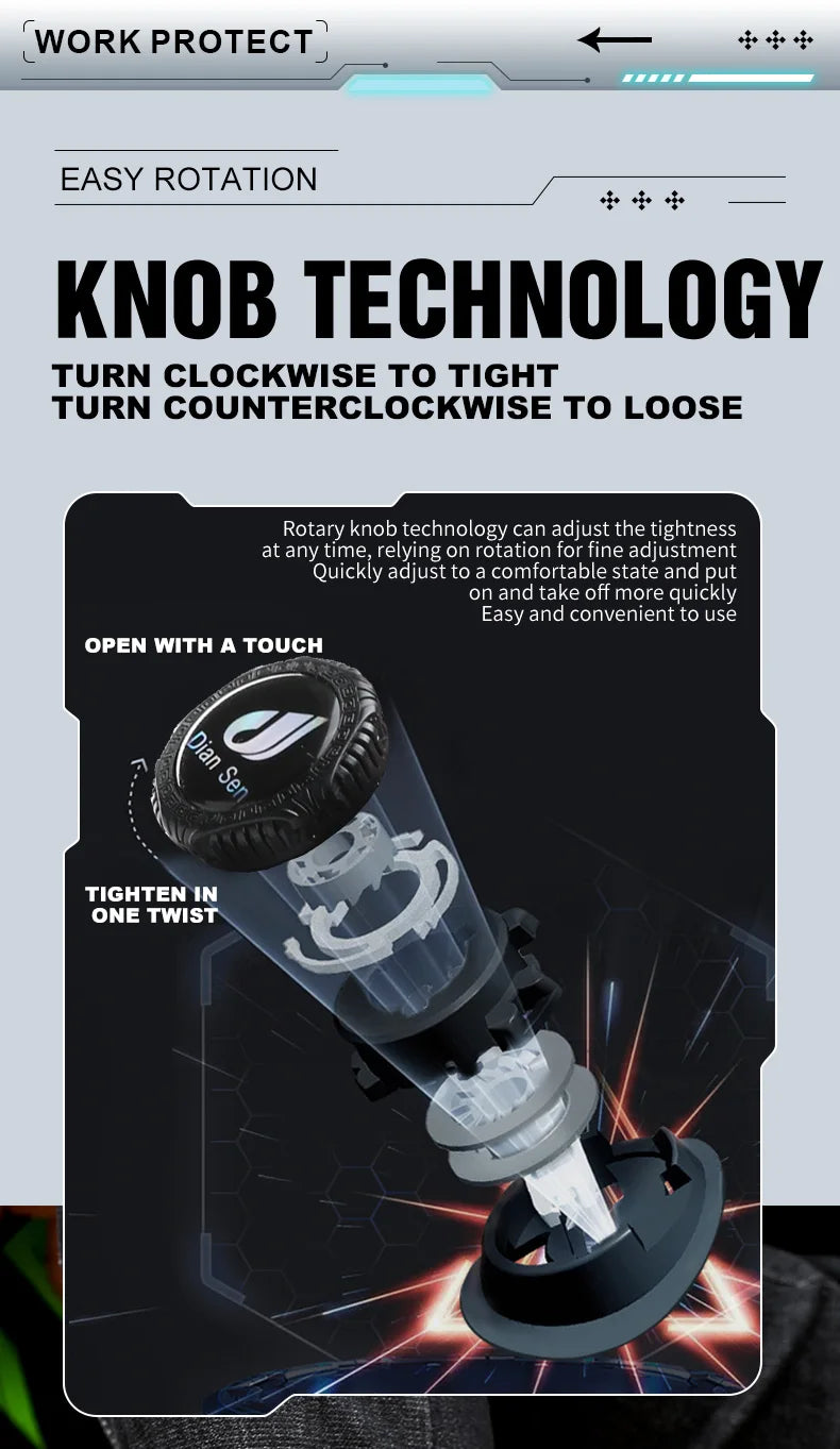 Botas de Seguridad con Punta de Acero Impermeables para Hombre